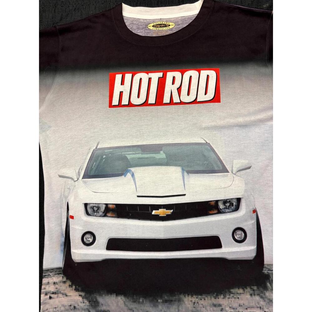 HOT ROD Magazine 2010 Chevy Camaro SS Colorado Timberline Rare Poly-Dri Shirt L